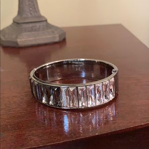 Swarovski Gradient Hinged Cuff Bracelet